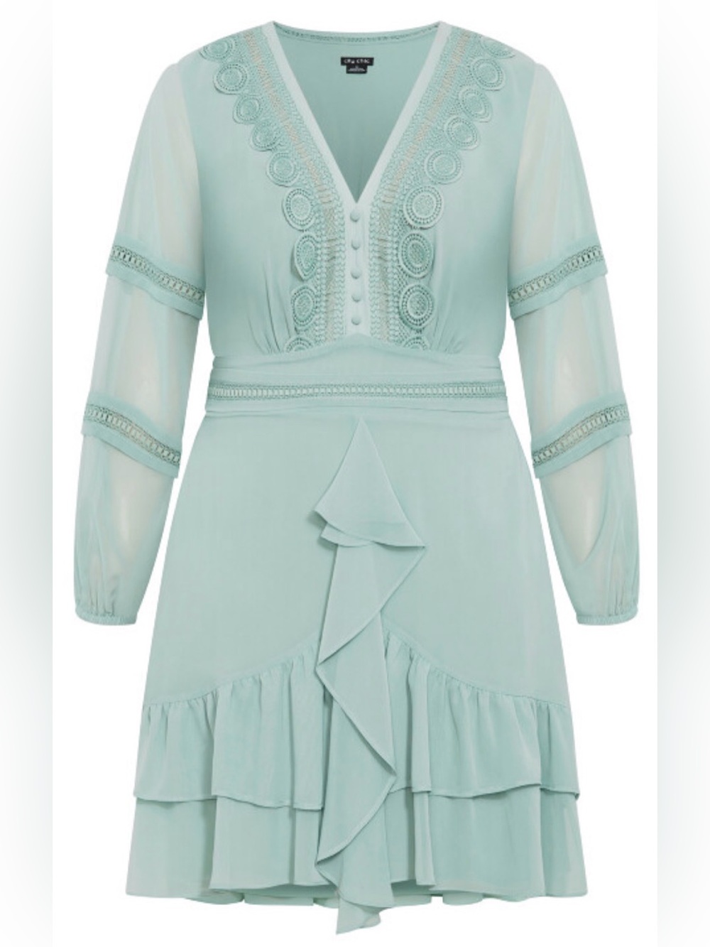 NWT City Chic Sweetheart Dress in Seafoam
